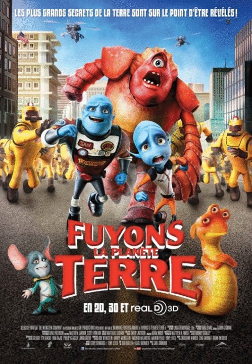 L'affiche du film Fuyons la planète Terre [2012]