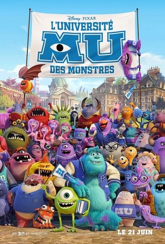 L'affiche du film L'Université des Monstres [2013]