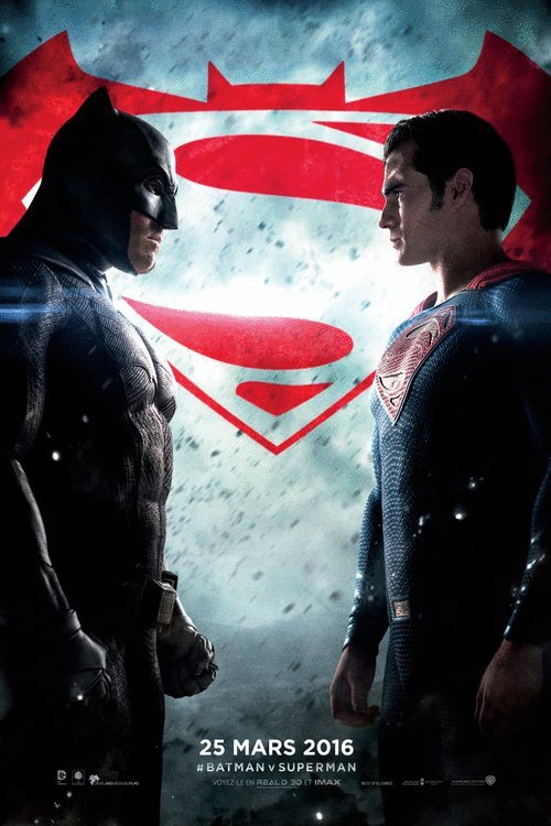 L'affiche du film Batman vs Superman: L'aube de la justice [2016]