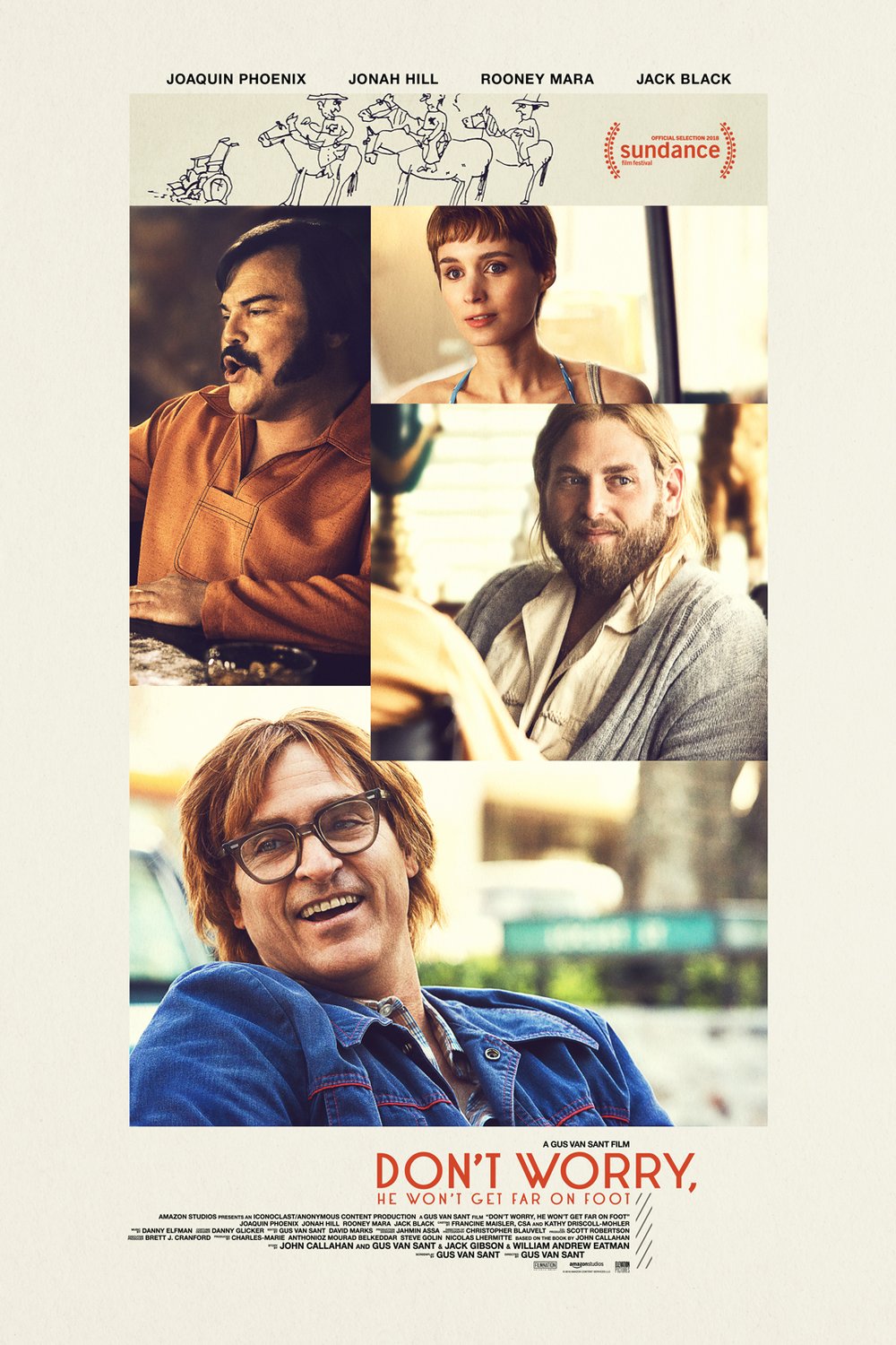 Poster of the movie Don't Worry, He Won't Get Far on Foot [2018]