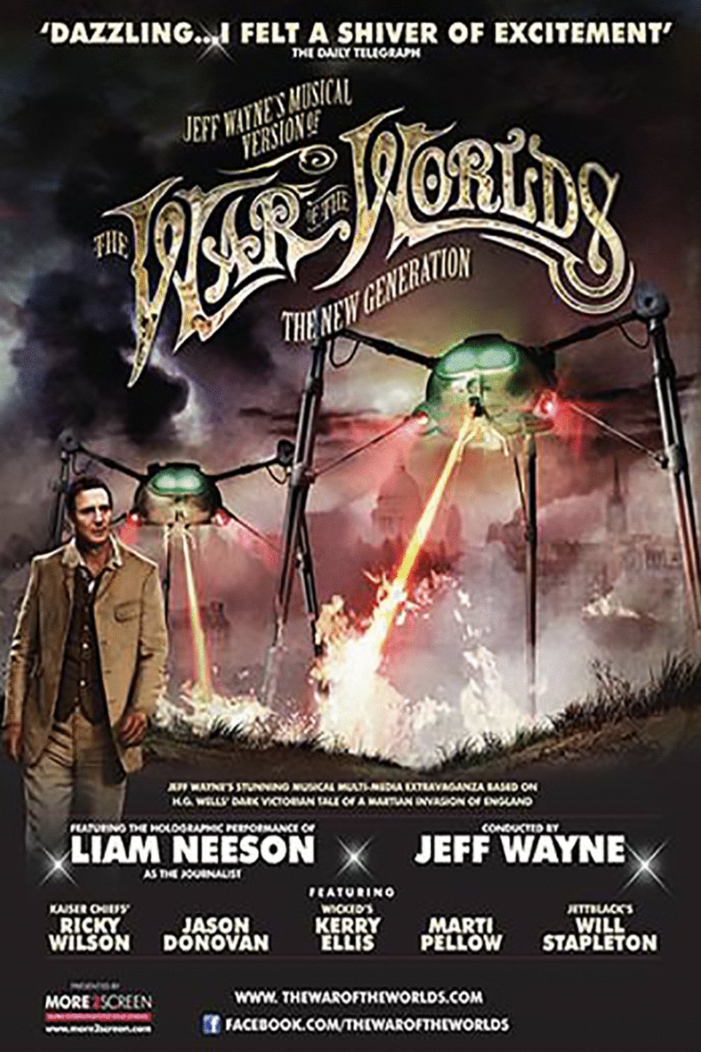 Poster of the movie Jeff Wayne's Musical Version of 'The War of the Worlds'