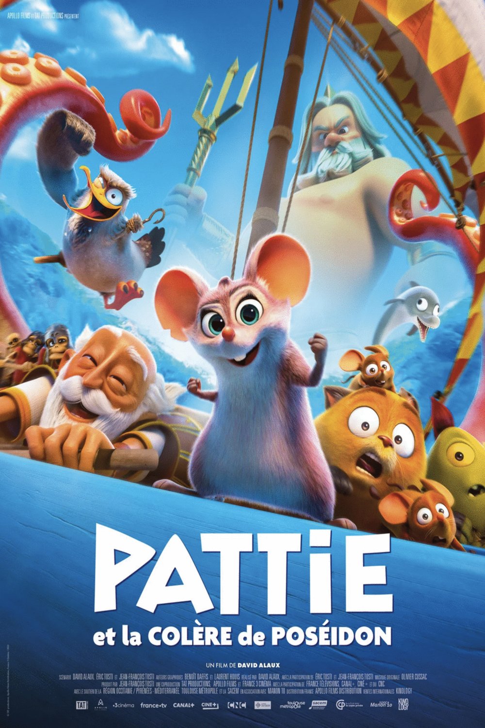 L'affiche du film Pattie et la colère de Poséidon [2022]