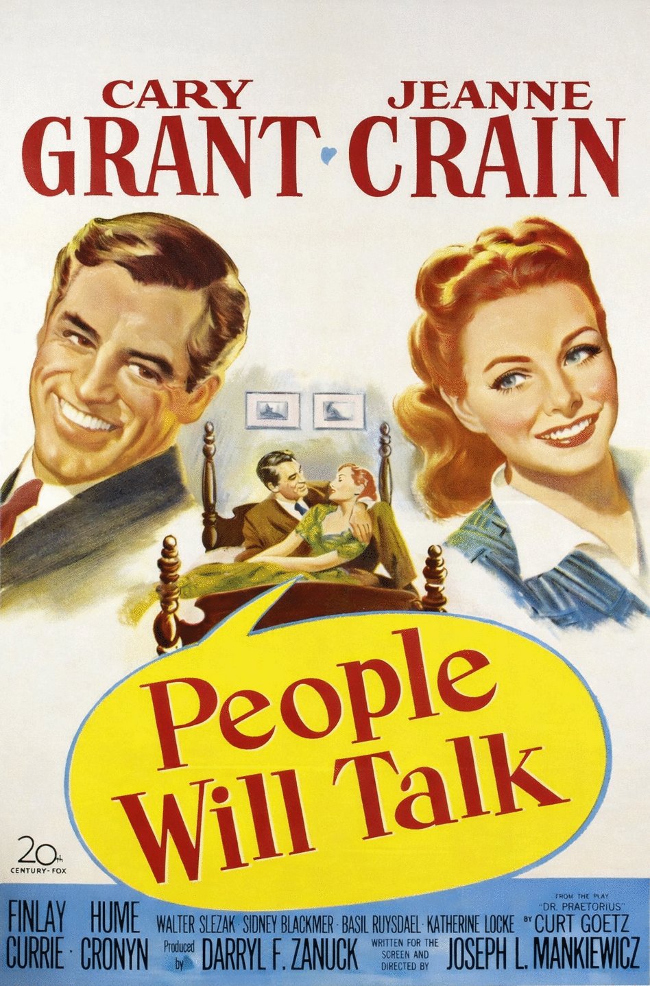 L'affiche du film People Will Talk [1951]