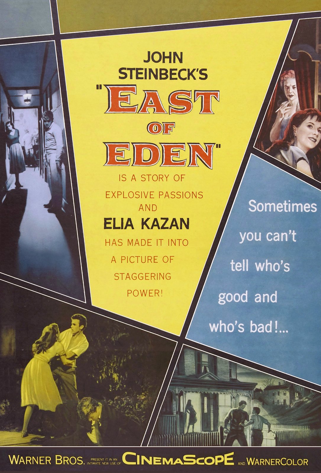 L'affiche du film À l'est d'Eden [1955]