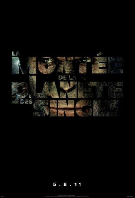 L'affiche du film La Montée de la planète des singes [2011]