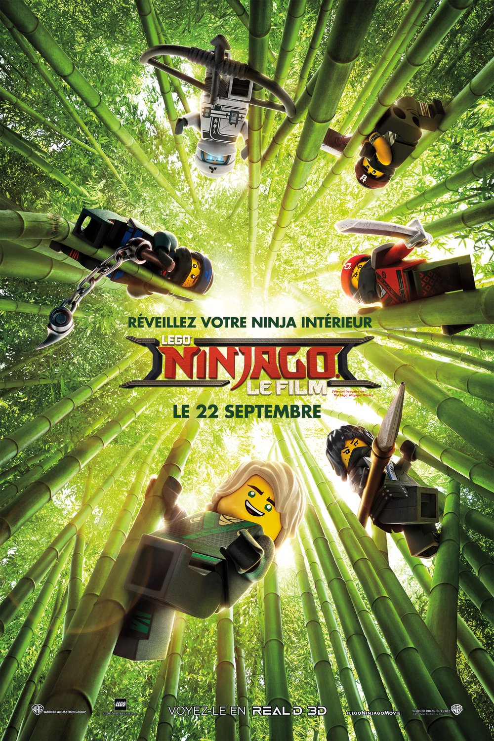 L'affiche du film Lego Ninjago Le Film [2017]