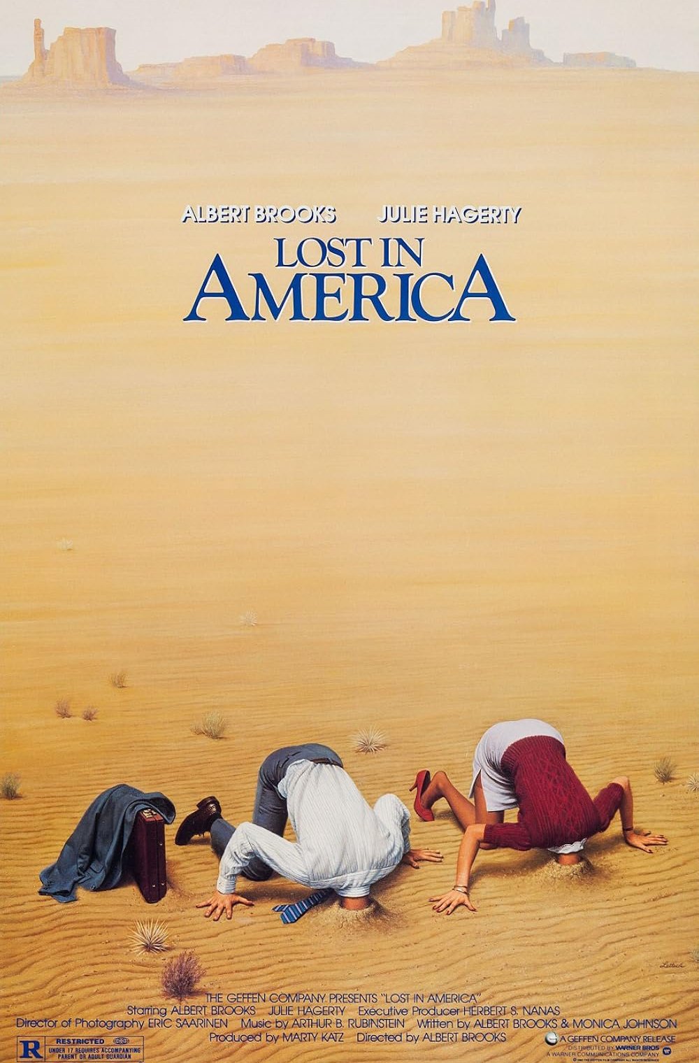 L'affiche du film Lost in America [1985]