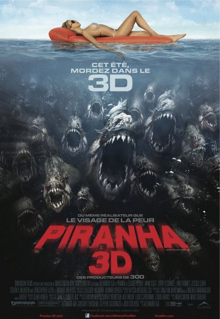 L'affiche du film Piranha 3D v.f. [2010]