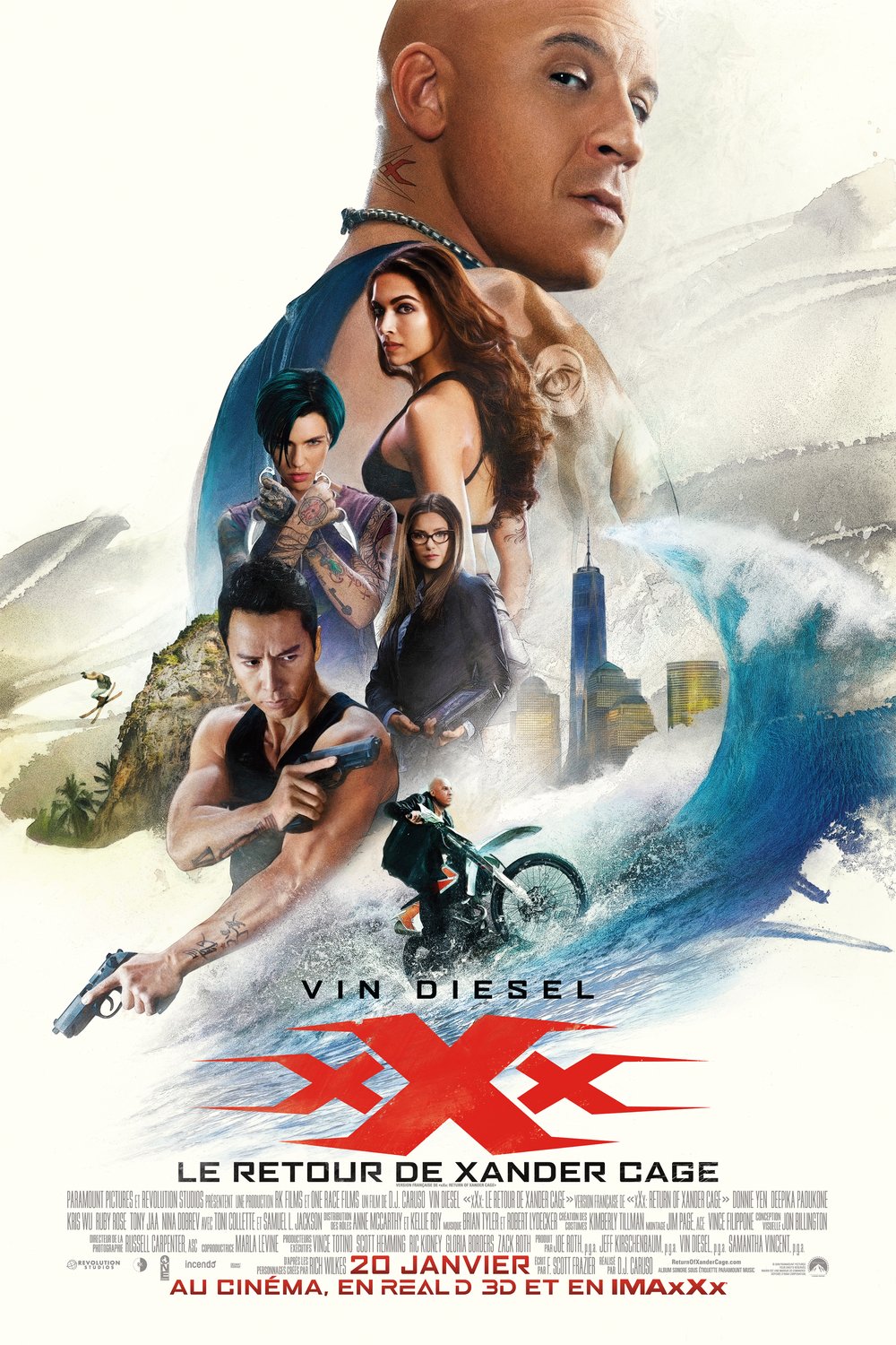 L'affiche du film xXx: Le retour de Xander Cage [2017]