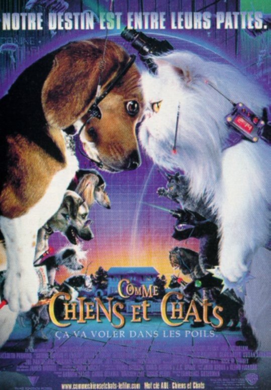 L'affiche du film Chats et Chiens [2001]