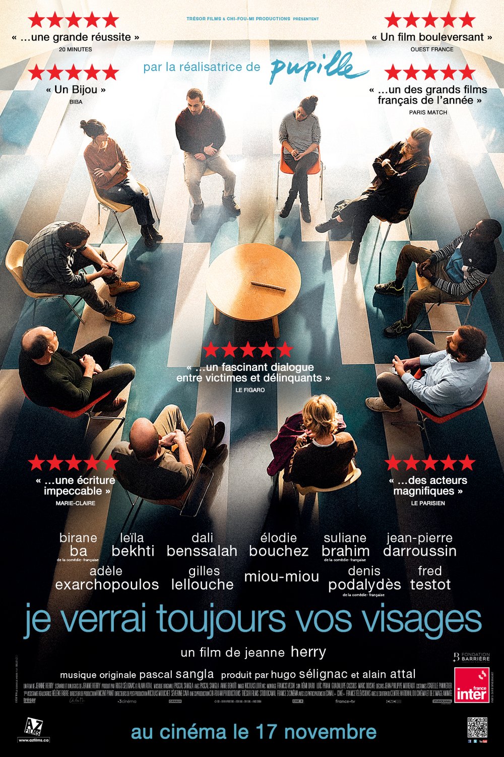 L'affiche du film Je verrai toujours vos visages [2023]