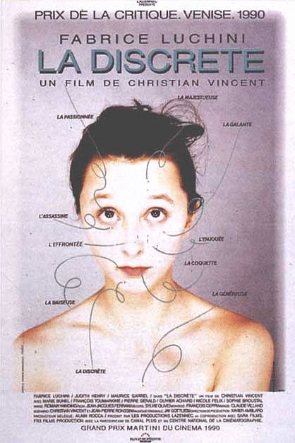 L'affiche du film La Discrète [1990]