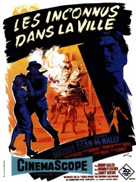 L'affiche du film Les Inconnus dans la ville [1955]