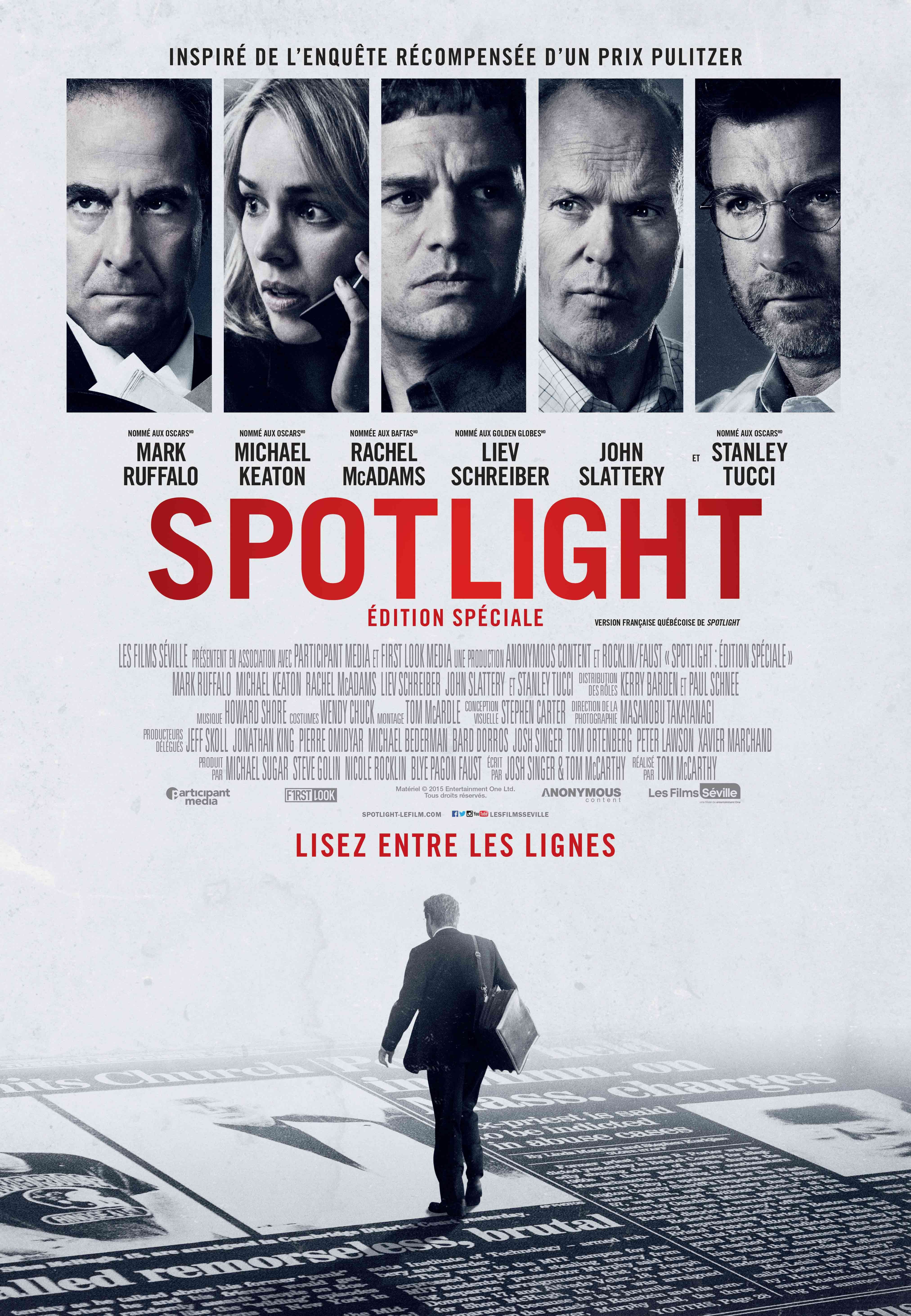 L'affiche du film Spotlight: Édition Spéciale [2015]