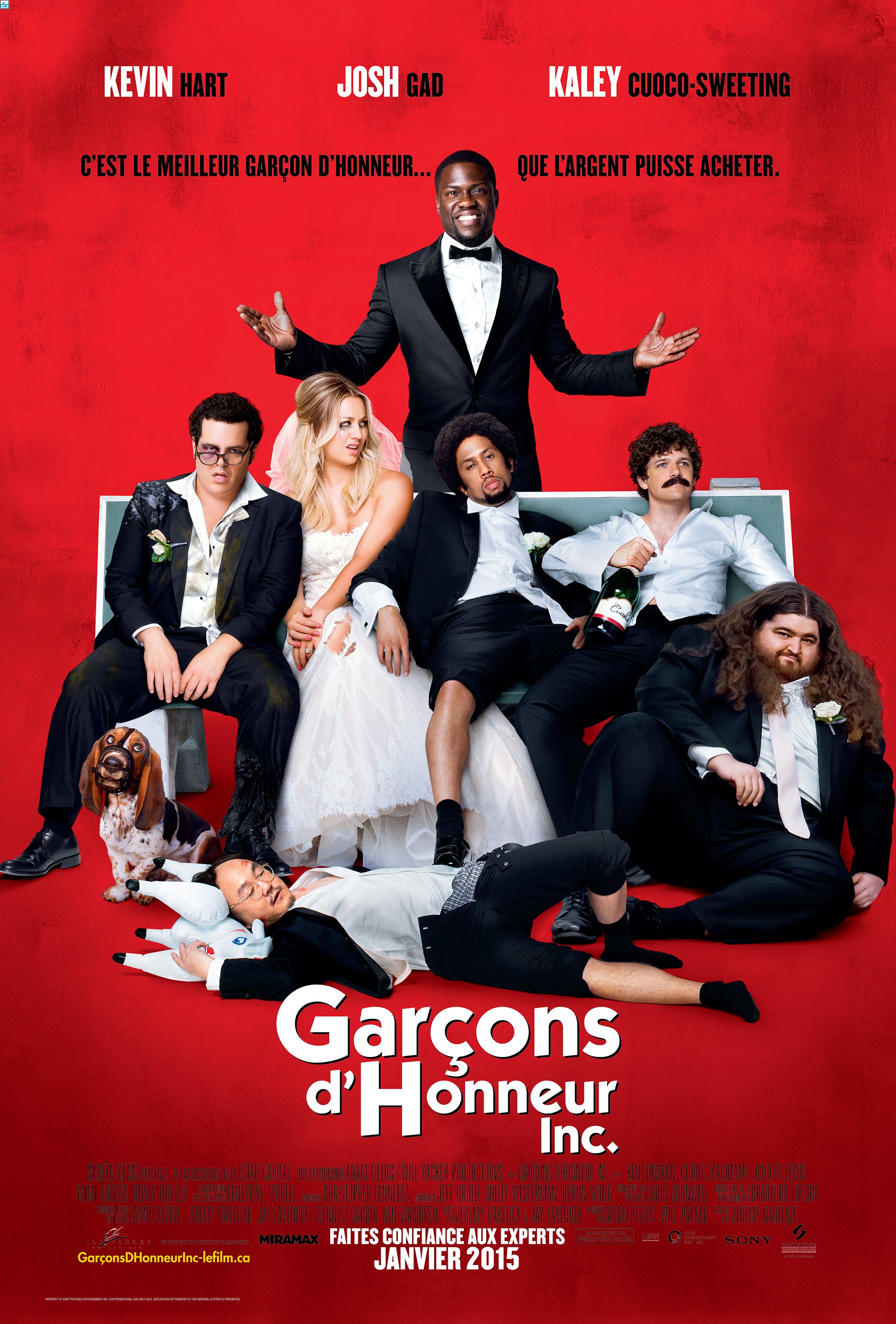 L'affiche du film Garçons d'Honneur Inc. [2015]