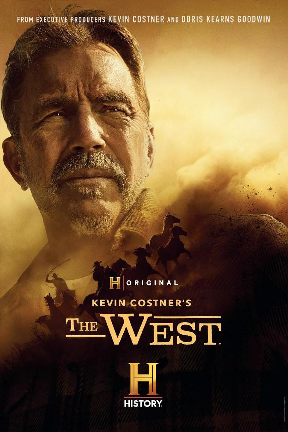 L'affiche du film Kevin Costner's the West [2025]