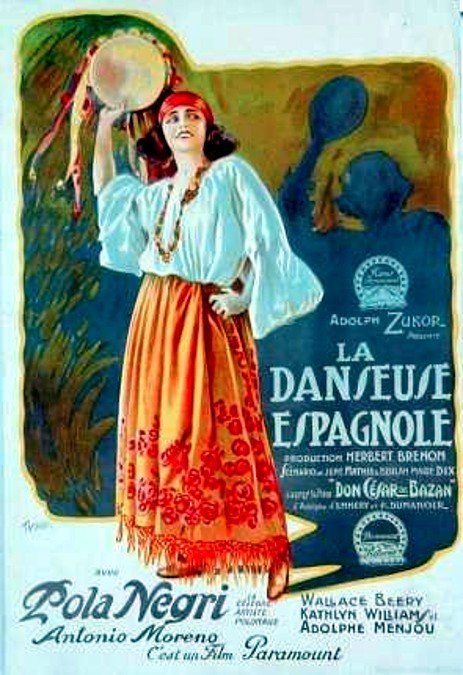 L'affiche du film La Danseuse Espagnole [1923]