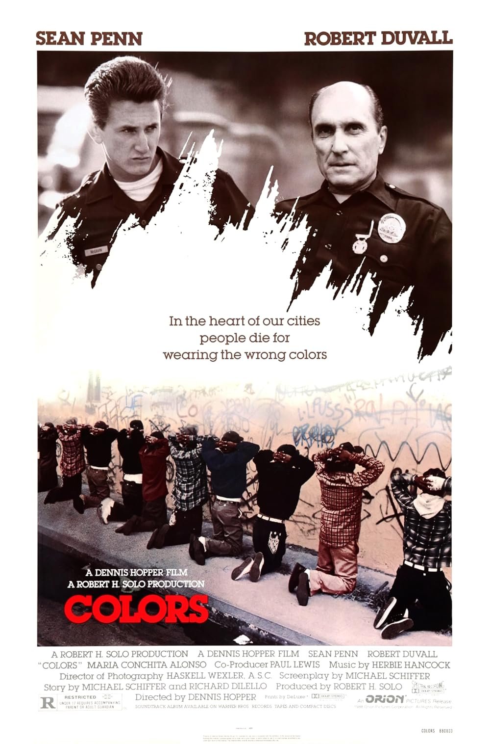L'affiche du film Colors [1988]