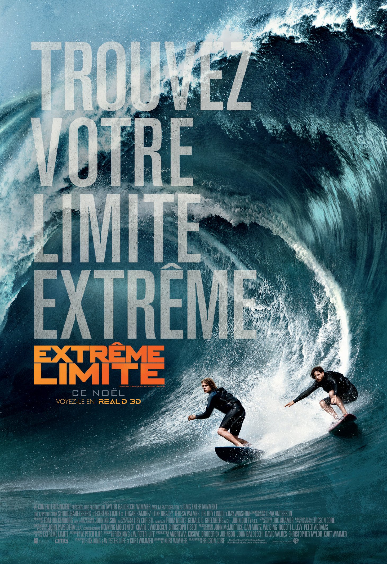 L'affiche du film Extrême limite [2015]