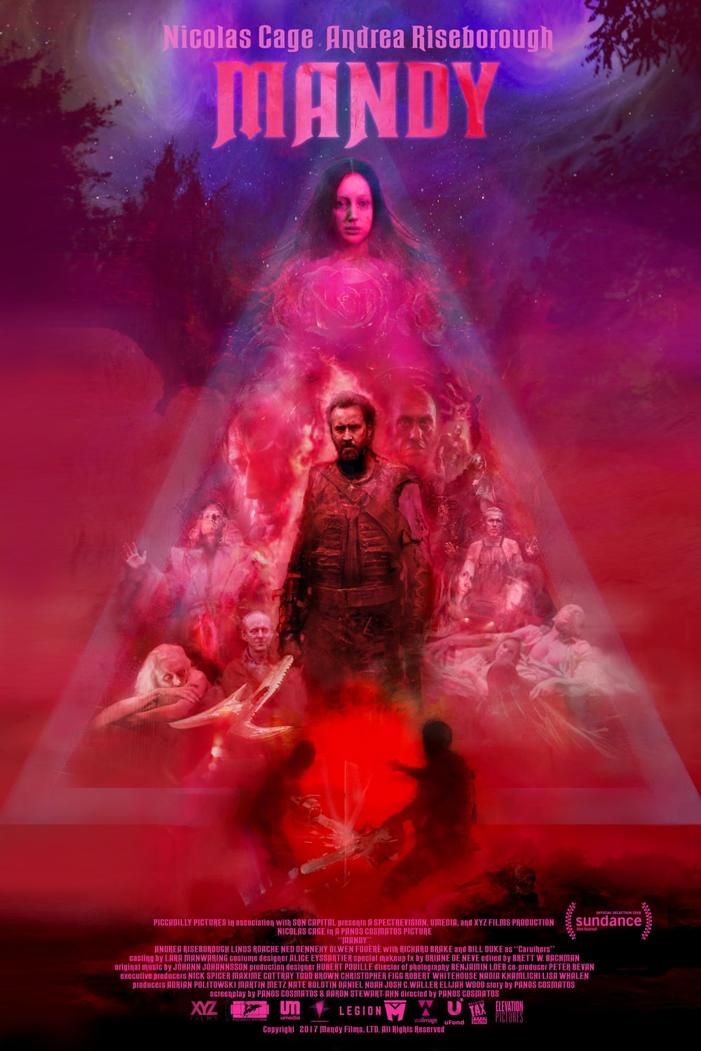 L'affiche du film Mandy [2018]