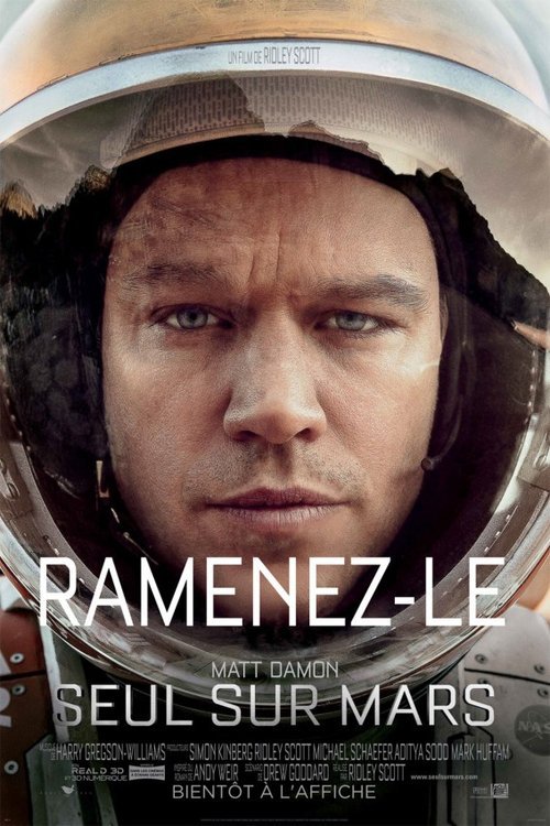 L'affiche du film Seul sur Mars [2015]