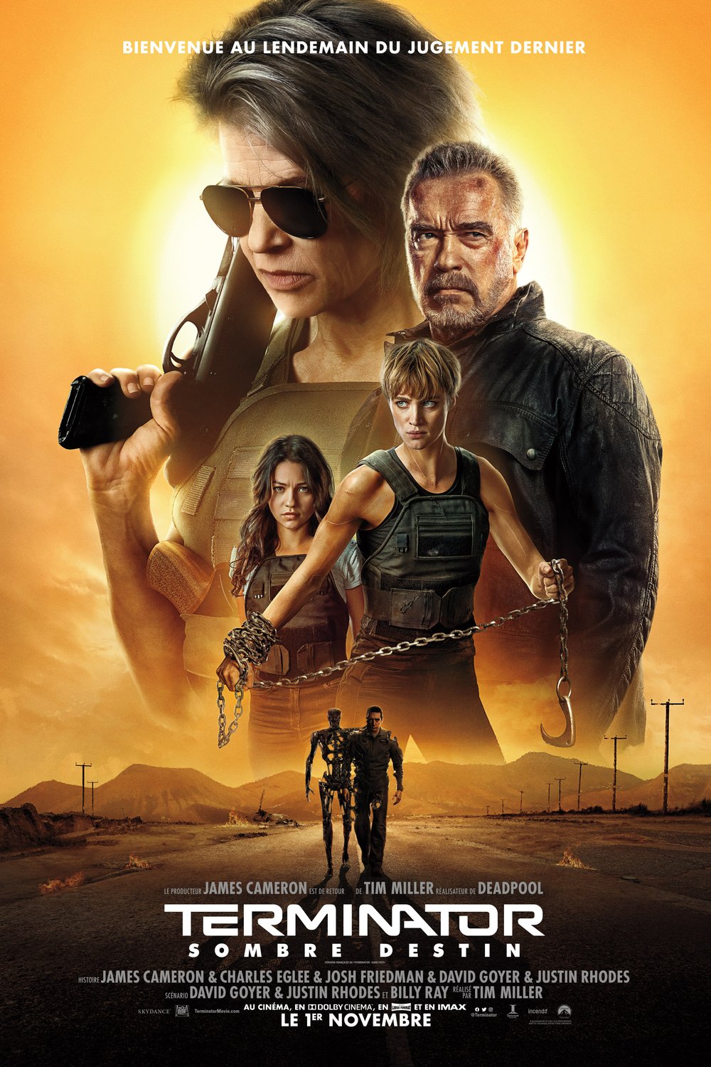 L'affiche du film Terminator: Sombre destin [2019]