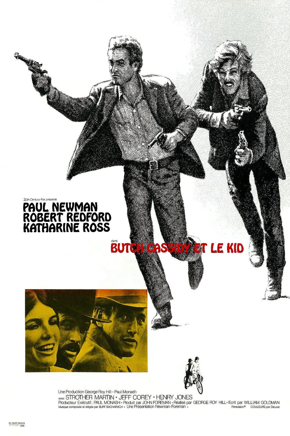 L'affiche du film Butch Cassidy et le Kid [1969]