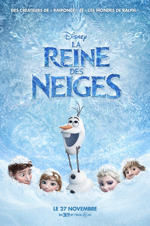 L'affiche du film La Reine des neiges [2013]