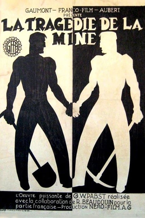 L'affiche du film La tragédie de la mine [1931]