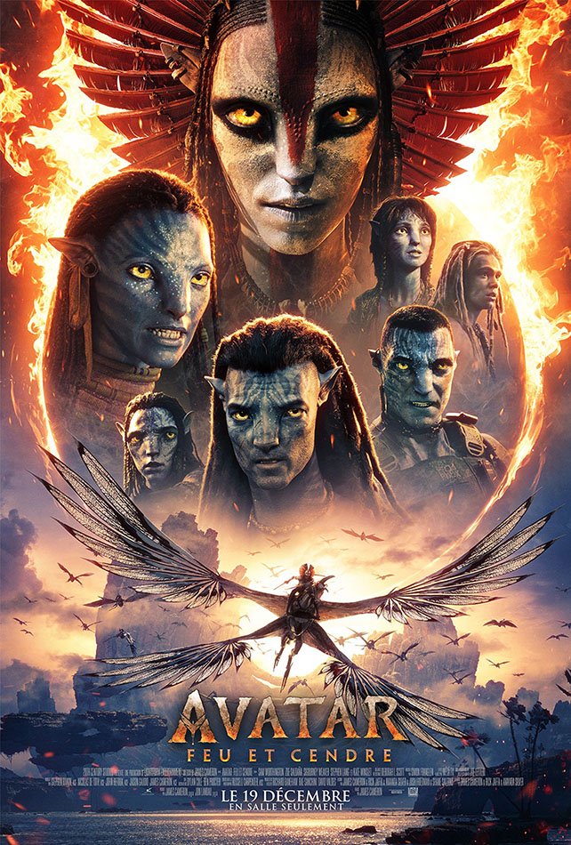 L'affiche du film Avatar: Feu et cendre [2025]