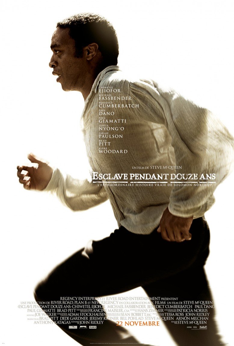 L'affiche du film Esclave pendant douze ans [2013]