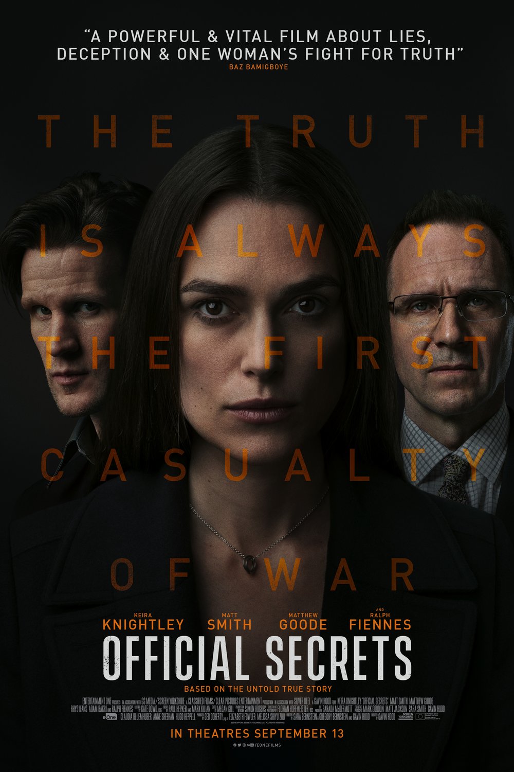 L'affiche du film Official Secrets [2019]