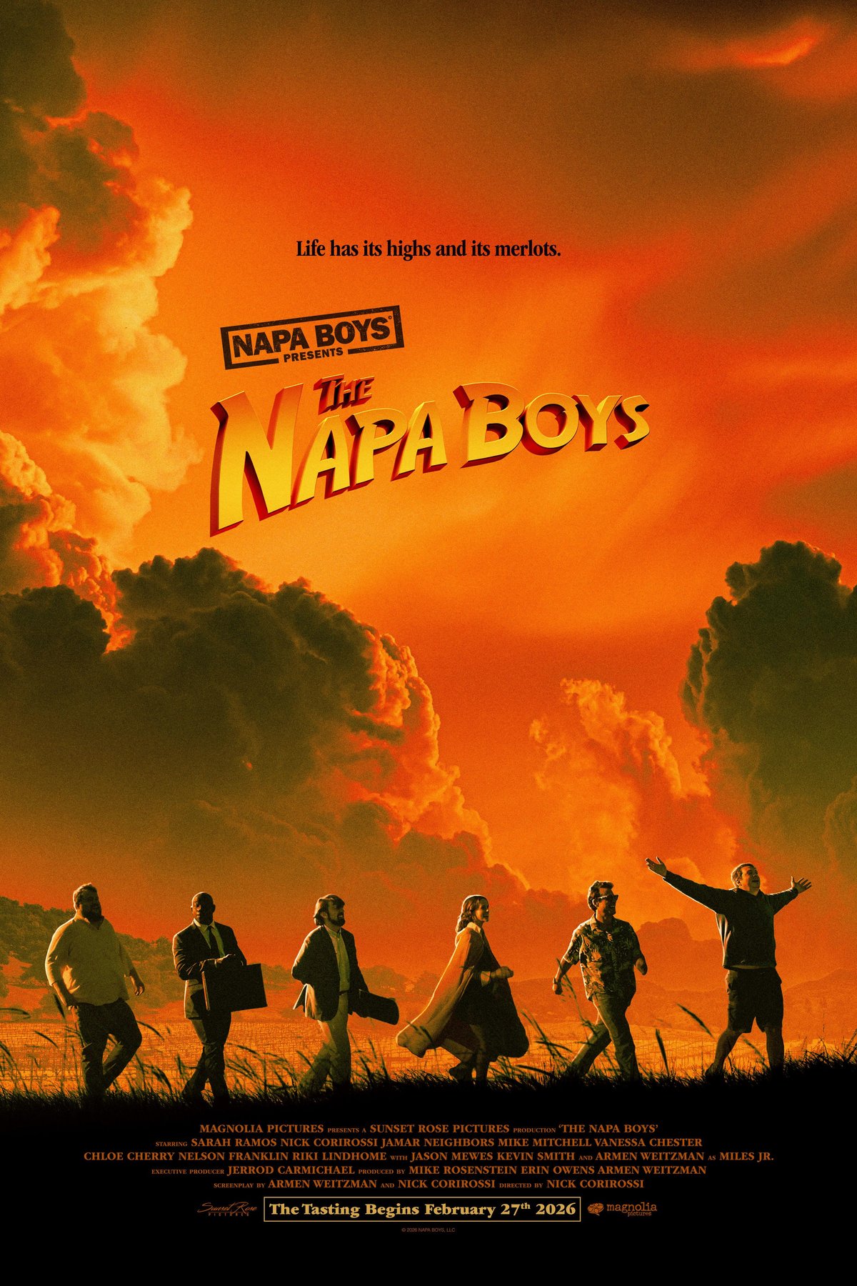 L'affiche du film The Napa Boys [2025]