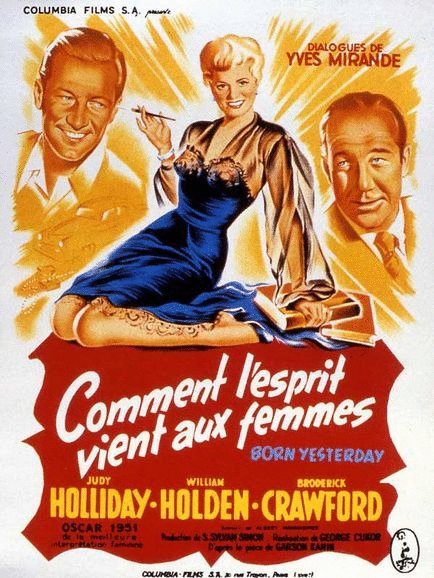 L'affiche du film Comment l'esprit vient aux femmes [1950]