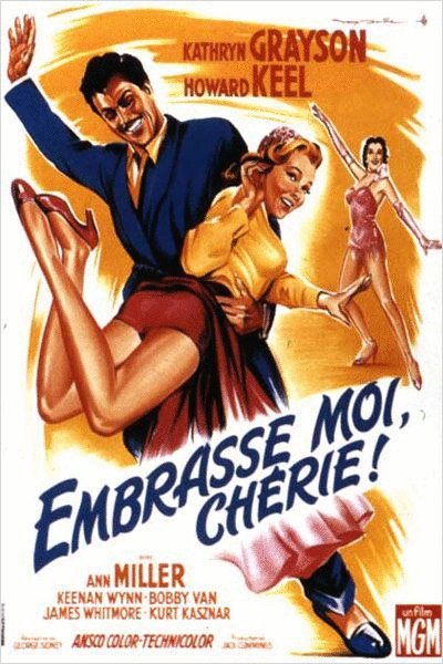 L'affiche du film Embrasse-moi, chérie [1953]