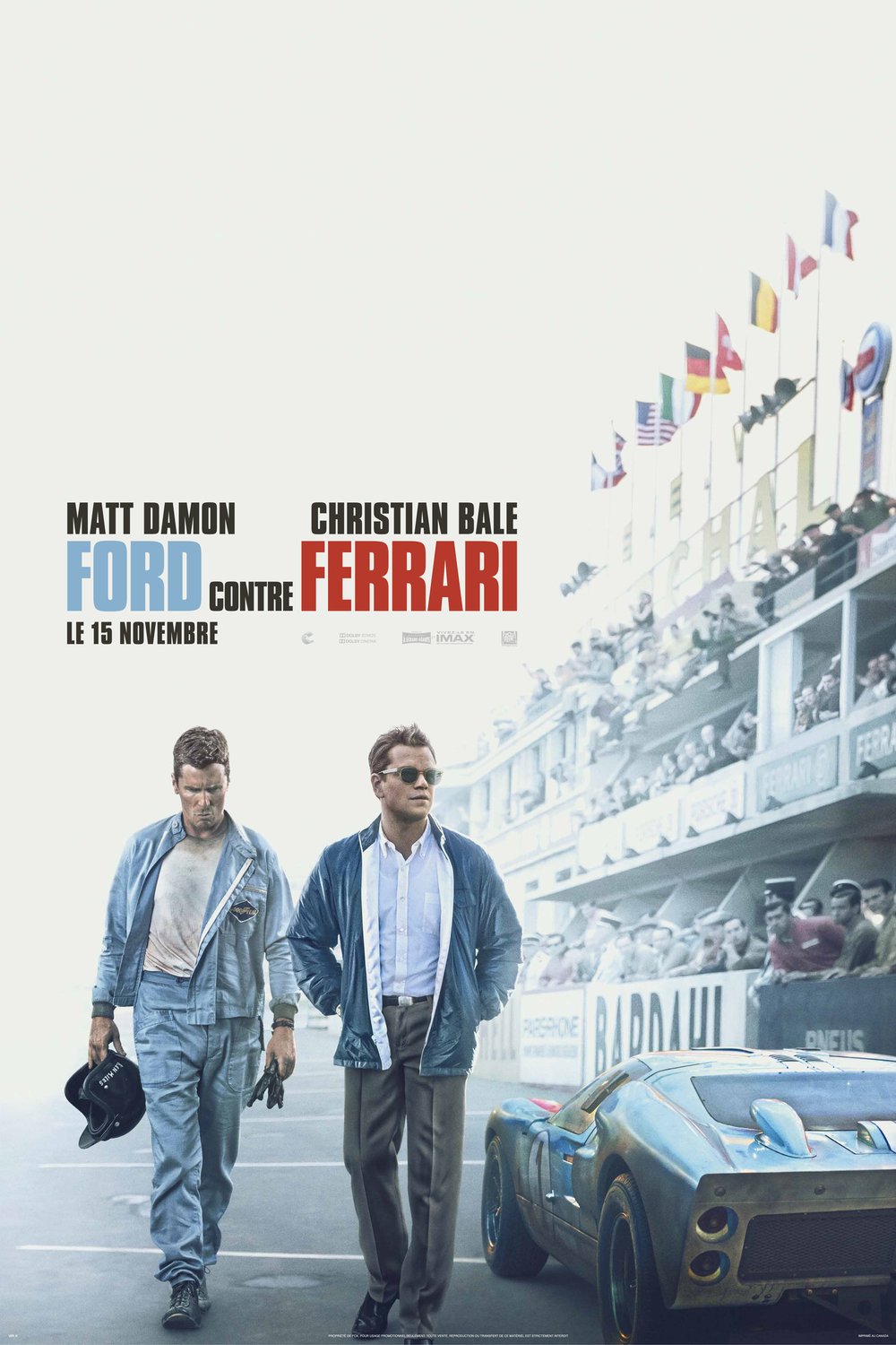 L'affiche du film Ford contre Ferrari [2019]