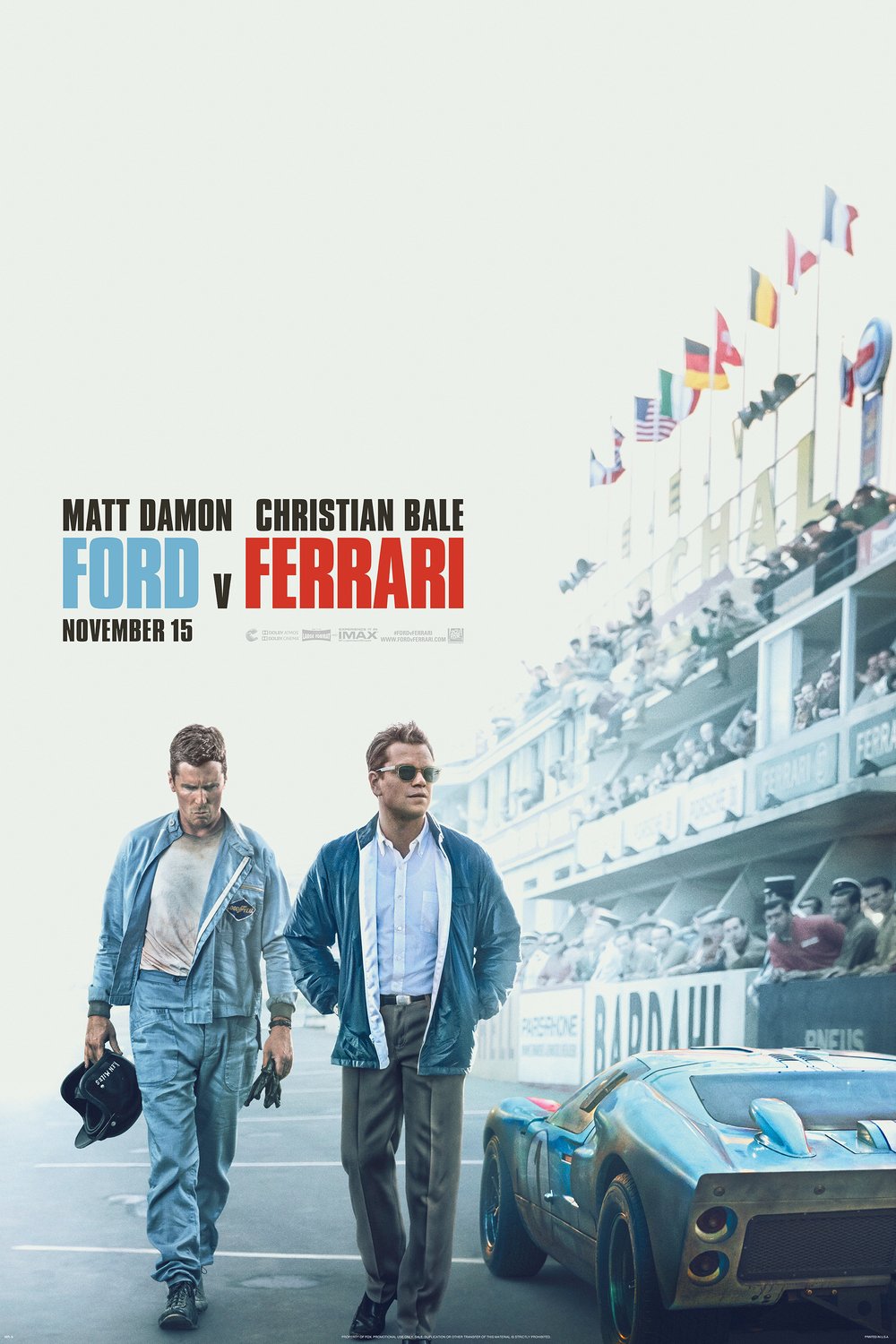 L'affiche du film Ford v Ferrari [2019]