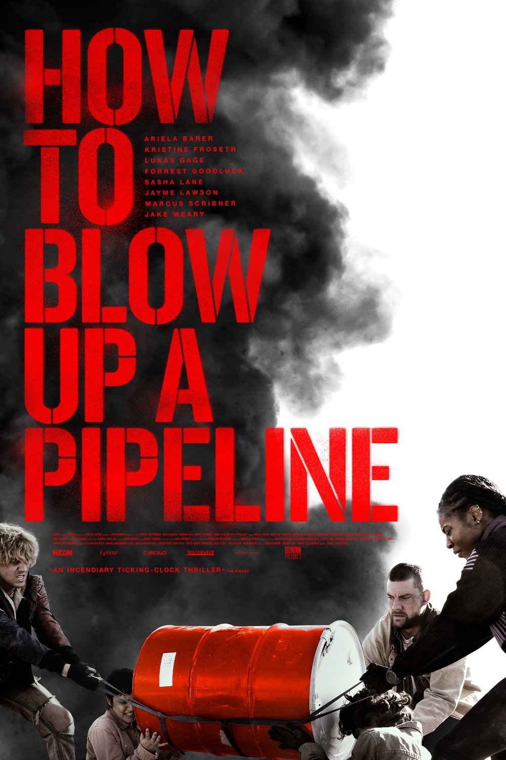 L'affiche du film How to Blow Up a Pipeline [2022]
