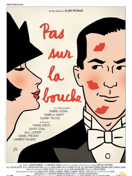 L'affiche du film Pas sur la bouche [2003]