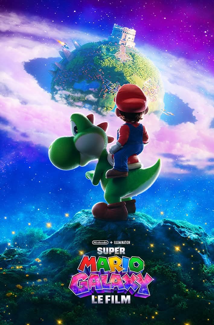 L'affiche du film Super Mario Galaxy, le film [2026]