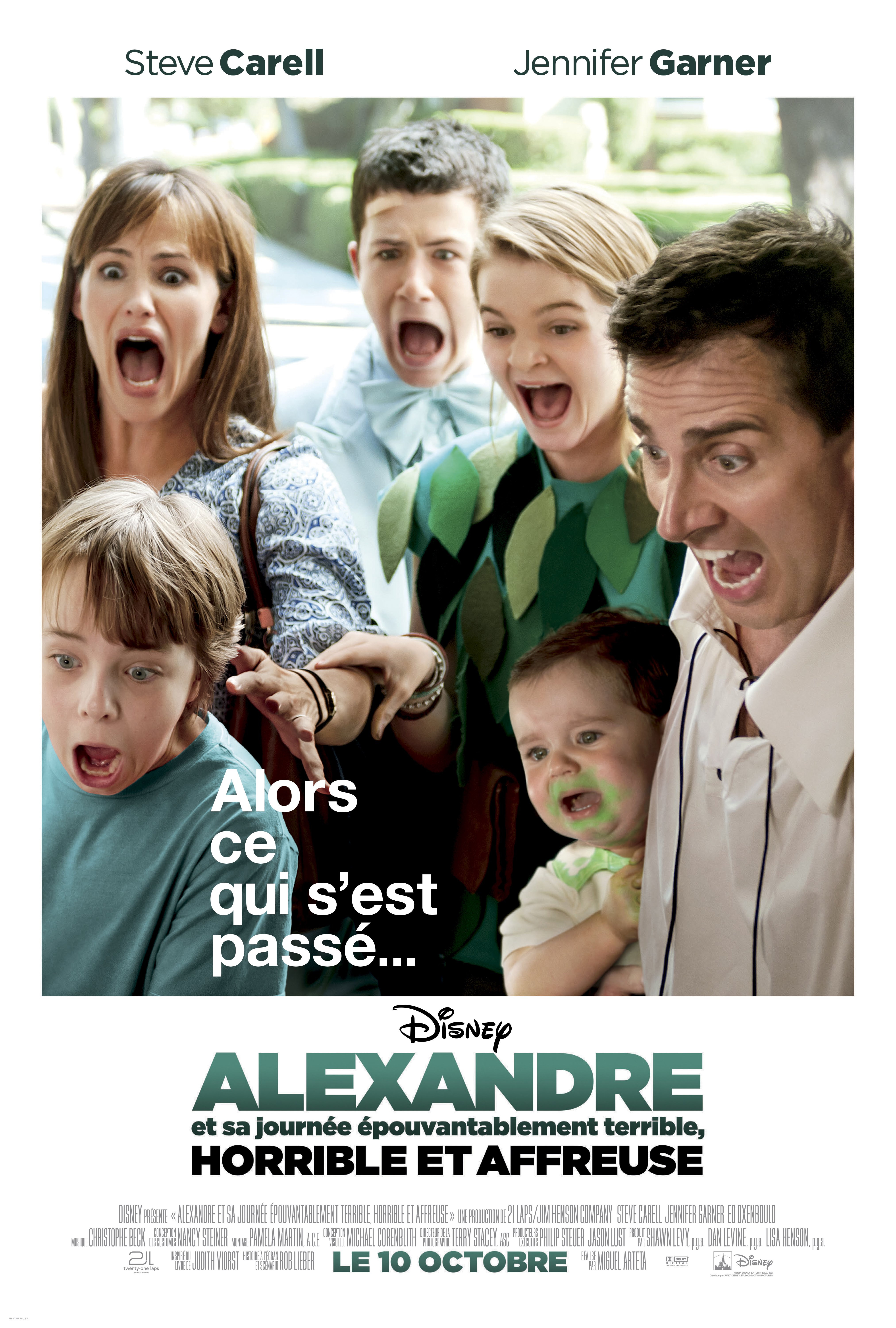 L'affiche du film Alexandre et sa journée épouvantablement terrible, horrible et affreuse [2014]