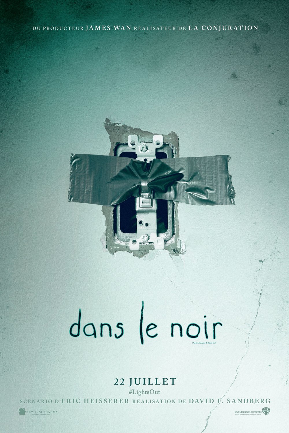 L'affiche du film Dans le noir [2016]