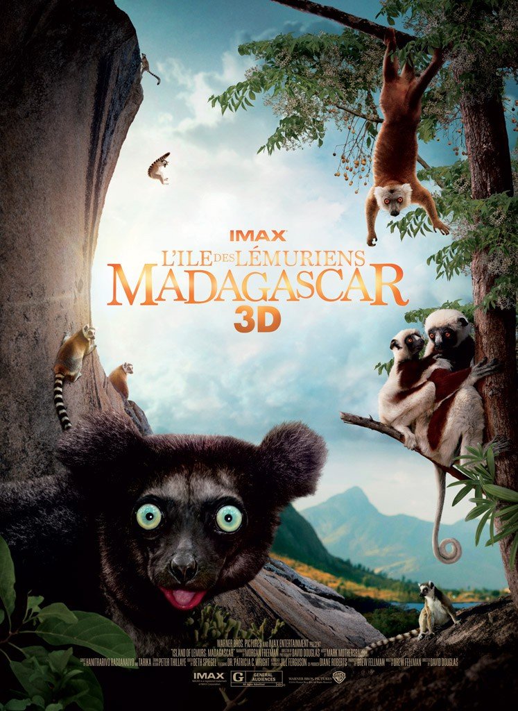 L'affiche du film L'île des lémuriens: Madagascar [2014]