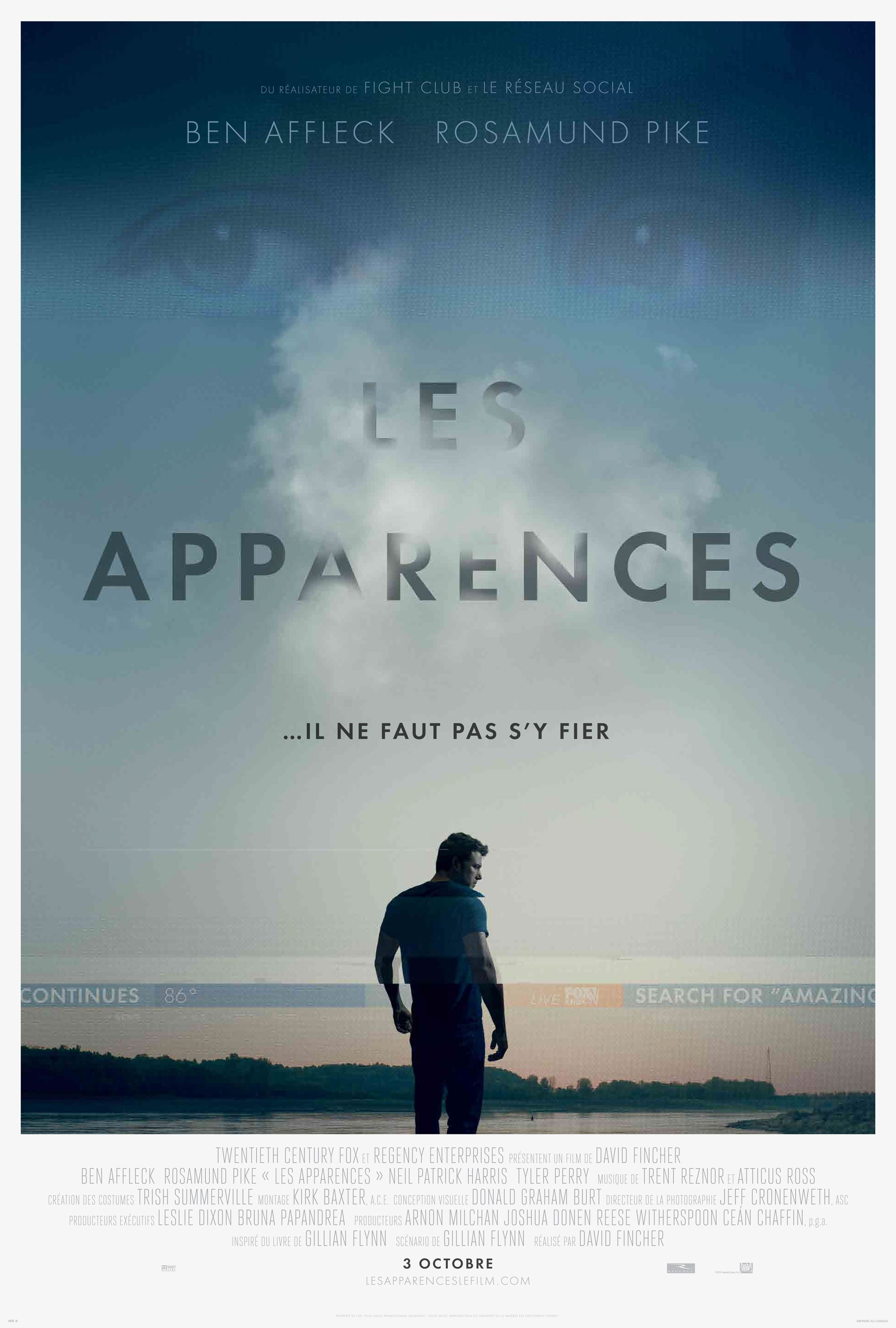 L'affiche du film Les Apparences [2014]