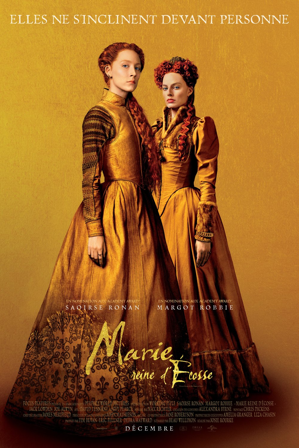 L'affiche du film Marie reine d'Écosse [2018]