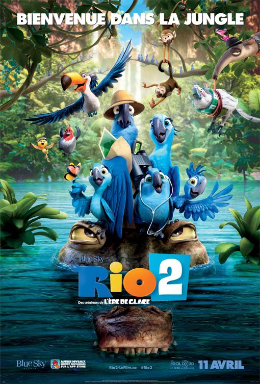 L'affiche du film Rio 2 v.f. [2014]