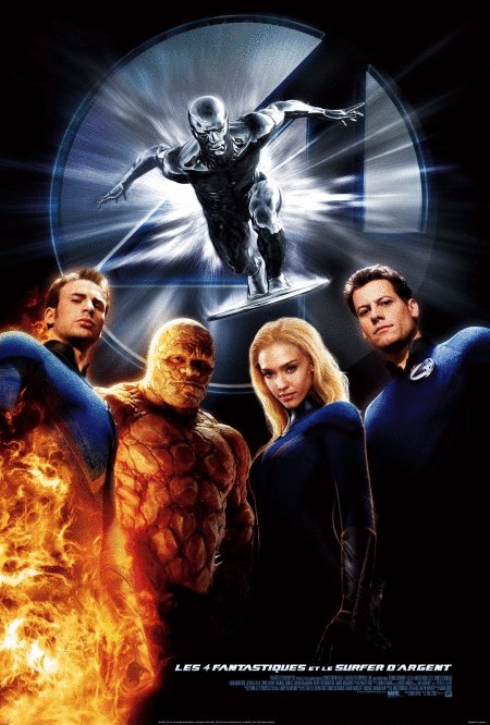 L'affiche du film Les 4 Fantastiques et le Surfer d'Argent [2007]