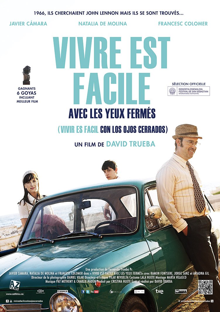L'affiche du film Vivre est plus facile avec les yeux fermés [2013]