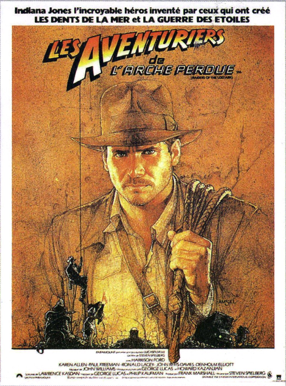 L'affiche du film Indiana Jones et les Aventuriers de l'Arche Perdue [1981]
