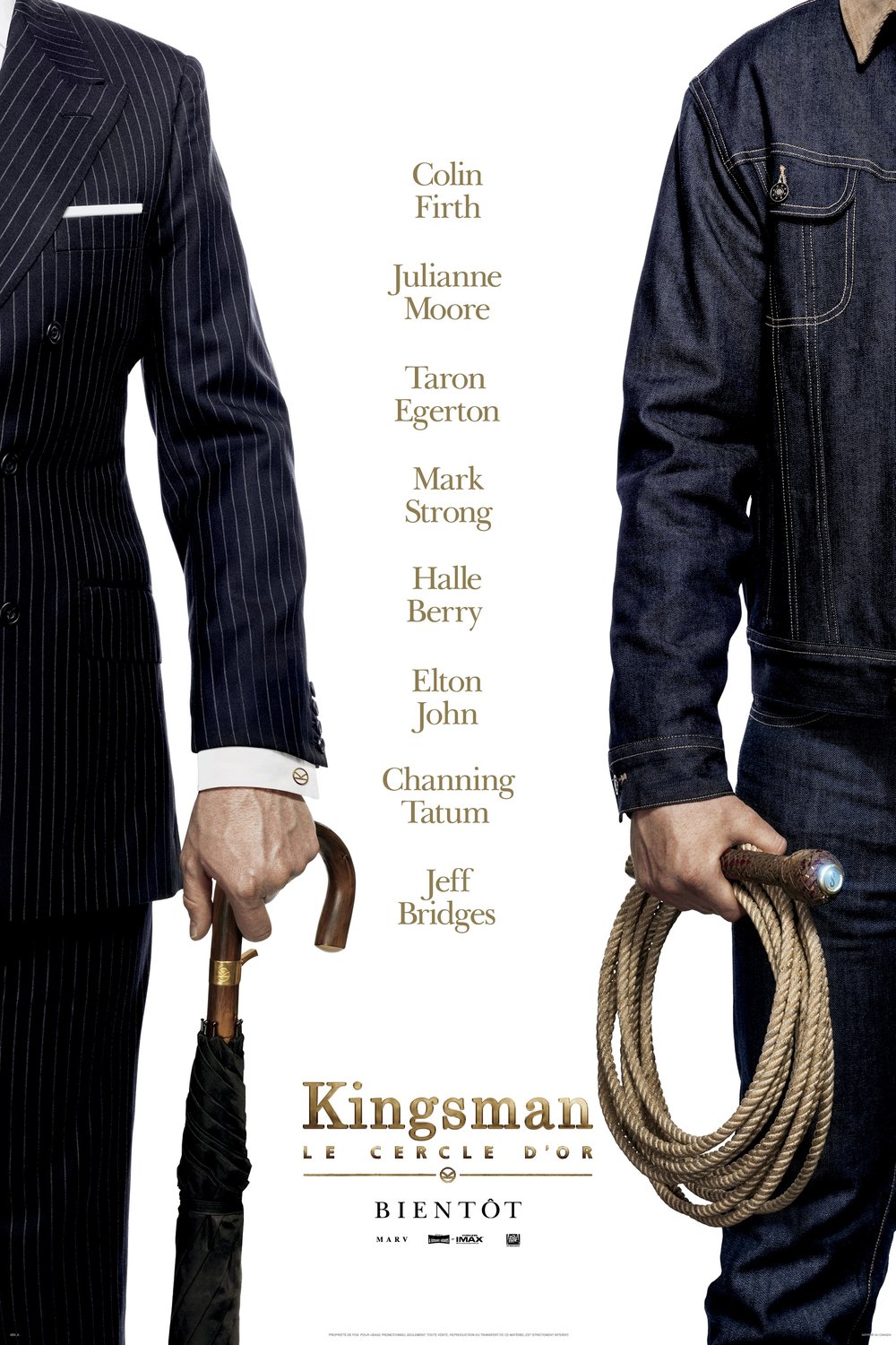 L'affiche du film Kingsman: Le cercle d'or [2017]